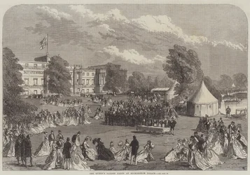 Die Gartenparty der Königin im Buckingham Palace
